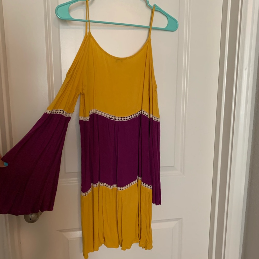 Purple & Gold (LSU) dress